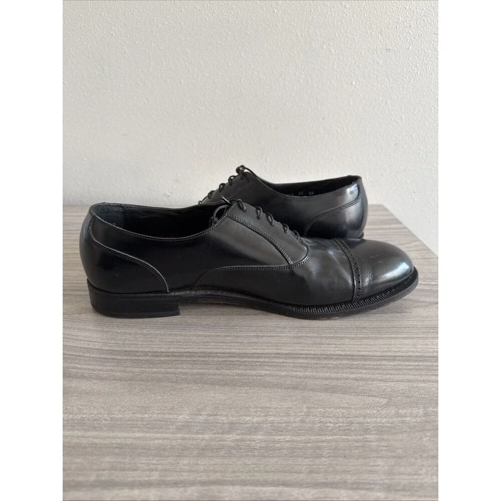 Florsheim Imperial Wing Tip‎ Dress Shoes Black Leather Men’s Size 11 Vintage